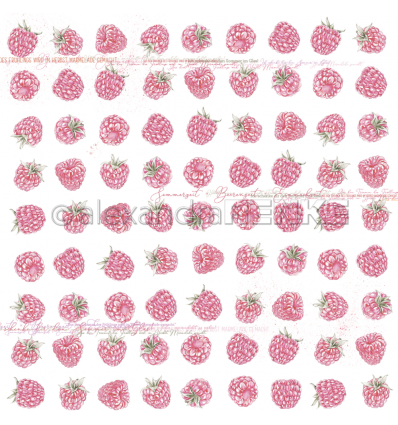 Scrapbooking Papier Himbeeren - Alexandra Renke