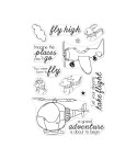 Clear Stamps Fly High Animals - Hero Arts