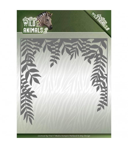 Stanzschablone Jungle Frame ,Wild Animals 2 - Find it