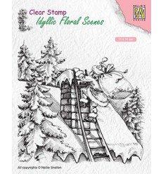 Clear Stamp Santa Claus at work - Nellie Snellen