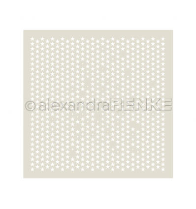 Stencilschablone Stern-Raster - Alexandra Renke