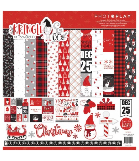 Scrapbooking Papier Kringle & Co., 12x12 - Photoplay
