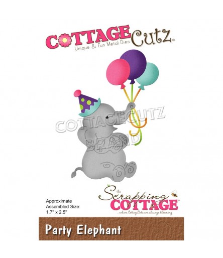 Stanzschablone Party Elephant - Cottage Cutz