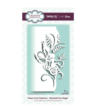 Stanzschablone Bluebell Fairy Edger - Creative Expressions