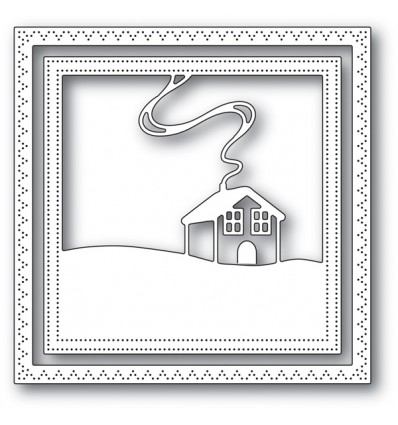 Stanzschablone Family Cabin Frame - Memory Box