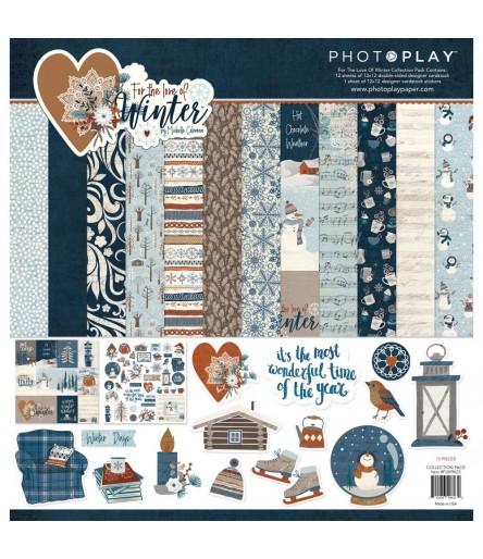 Scrapbooking Papier for the love of Winter - Photo Play