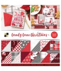 Scrapbooking Papier Candy Cane Christmas, 12" x 12" - DCWV