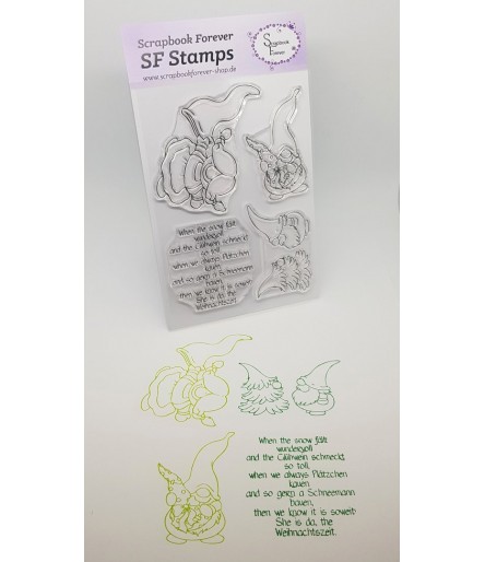 Clear Stamps When the snow - Scrapbook Forever