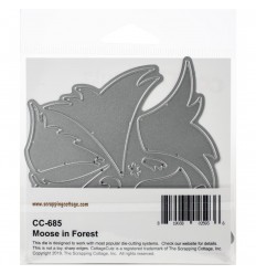 Stanzschablone Moose in Forest - Cottage Cutz