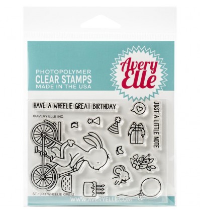 Clear Stamps Wheelie Great - Avery Elle