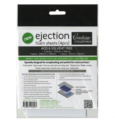 Ejection Foam Sheets - Couture Creations