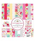 Scrapbooking Papier Love Notes, 12" x 12" - Doodlebug Design