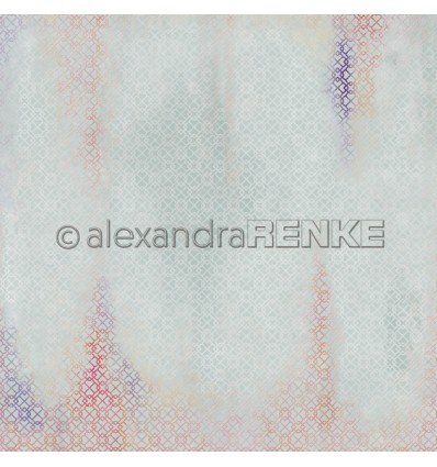 Scrapbooking Papier Teppich blau - Alexandra Renke