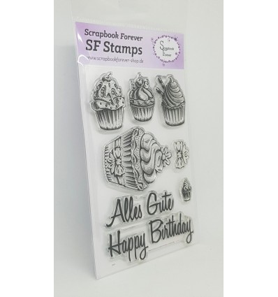 Clear Stamps Happy Birthday - Scrapbook Forever