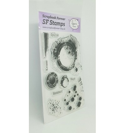 Clear Stamps Grunge Kleckse - Scrapbook Forever