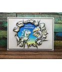 Clear Stamps Hintergrund Papierloch - Scrapbook Forever