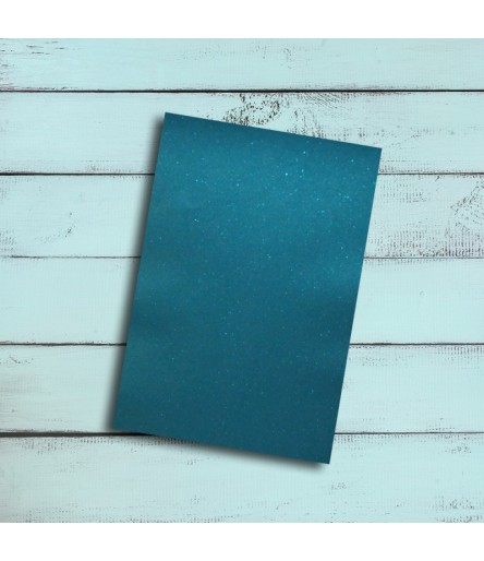 Vinylfolie leicht glitzernd petrol, A4 - Plottermarie