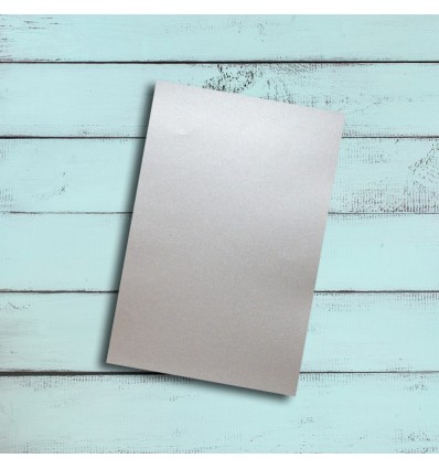 Vinylfolie leicht glitzernd silber, A4 - Plottermarie