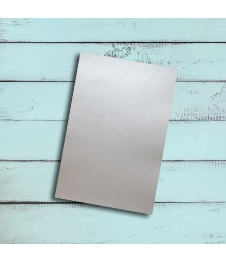 Vinylfolie leicht glitzernd silber, A4 - Plottermarie