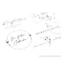 Clear Stamp Set "Stiller Gruss II" - Creative Depot