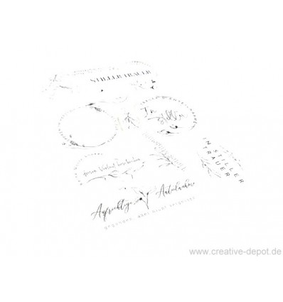 Clear Stamp Set "Stiller Gruss I " - Creative Depot