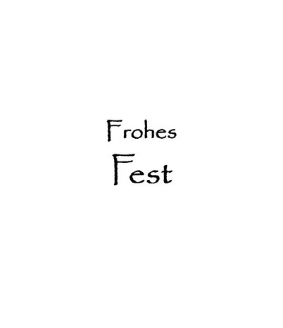 Frohes Fest Stempel
