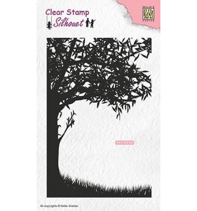 Clear Stamp Scene with tree - Nellie Snellen