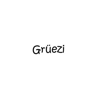 Grüezi Stempel