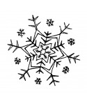 Schneeflocken Stempel