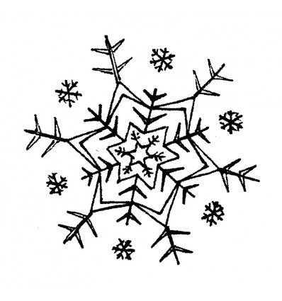 Schneeflocken Stempel