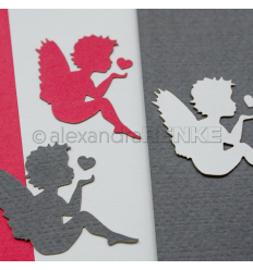 Stanzschablone Engel mit Herz - Alexandra Renke