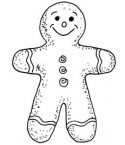 Lebkuchenmann Stempel Gingerbread