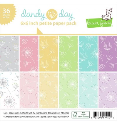 Scrapbookingpapier Dandy Day, 6" - Lawn Fawn