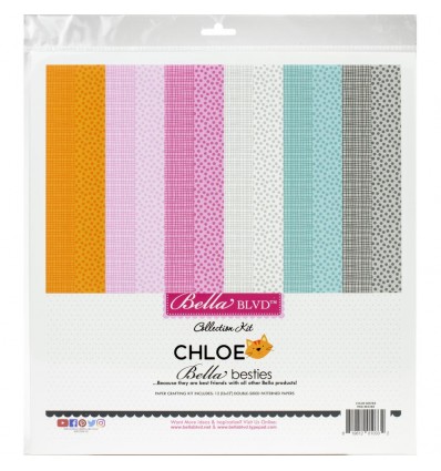 Scrapbooking Papier Chloe, 12" - Bella BLVD