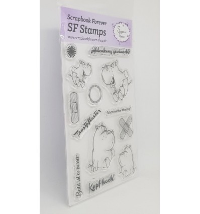 Clear Stamps Hippos - Scrapbook Forever