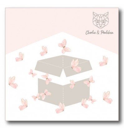 Stanzschablone Geschenkbox gross - Charlie & Paulchen