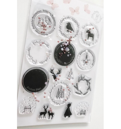 Clear Stamps XXL Weihnachts-Geschenkanhänger - Charlie& Paulchen