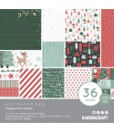 Scrapbooking Papier Peppermint Kisses, 6.5" x 6.5" - Kaisercraft