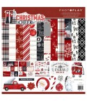 Scrapbooking Papier Christmas Cheer, 12" x 12" - Photo Play