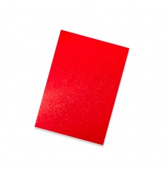 Vinylfolie leicht glitzernd rot, A4 - Plottermarie