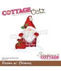 Stanzschablone Gnome w. Chimney - Cottage Cutz