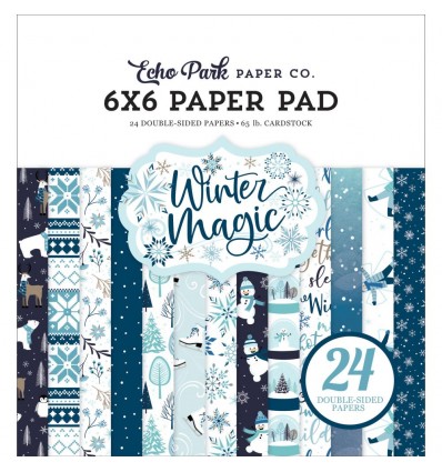 Scrapbooking Papier Winter Magic, 6x6" - Echo Park