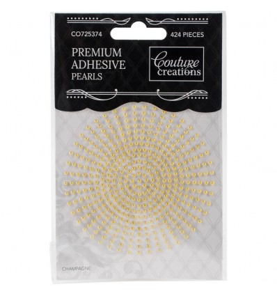 Selbstklebende Kristalle Azur, 2 mm - Couture Creations