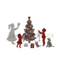 Stanzschablone Weihnachtliche Vorfreude - Alexandra Renke