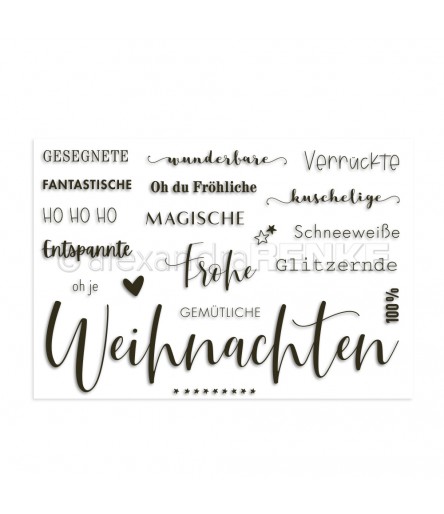 Clear Stamps Viele Weihnachtsgrüsse - Alexandra Renke