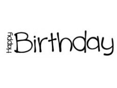 Geburtstag & Glückwünsche Stempel