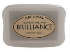 Tampons encreurs Brilliance or, argent + cuivre